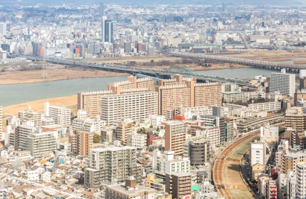 PRIMAアパート1 大阪で賃貸経営をする街並みをイメージ