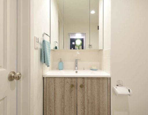 プリマアパートの洗面台