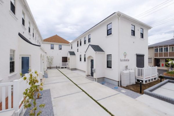 ファミリー向け戸建て賃貸アパート「ラストーリア双柳」の外観写真