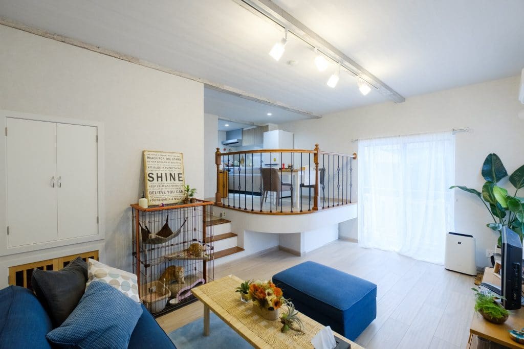 【参加者の声】ファミリー向け戸建て賃貸「La storia」のオンライン見学会(2021年9月開催) 4 ファミリー向け戸建て賃貸アパート「ラストーリア双柳」のスキップフロアの写真