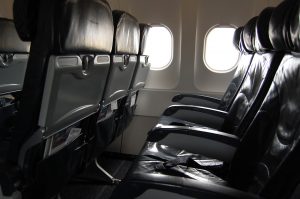 飛行機のシート